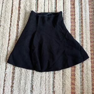 Zara Black Skater Skirt